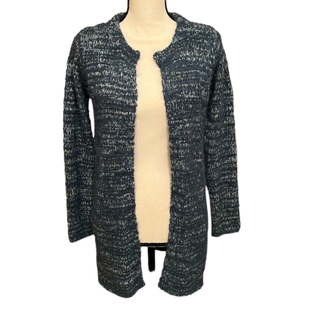 Loft Knit Cardigan Sweater Forest Green Size XS